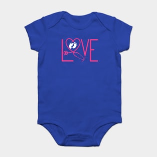 Neonatal Intensive Care Unit Nurse Design Baby Bodysuit